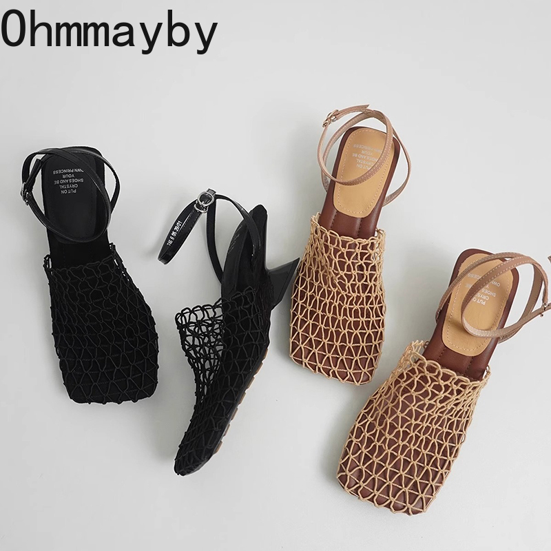 Spaghetti Strap Dress - Designer Luxury Hollow Out Women Sandals