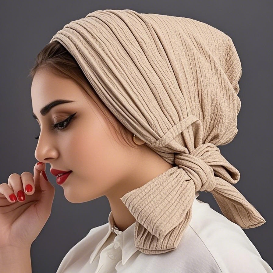 Women Fashion Hats - Luxury Spring knot Turban Hat for