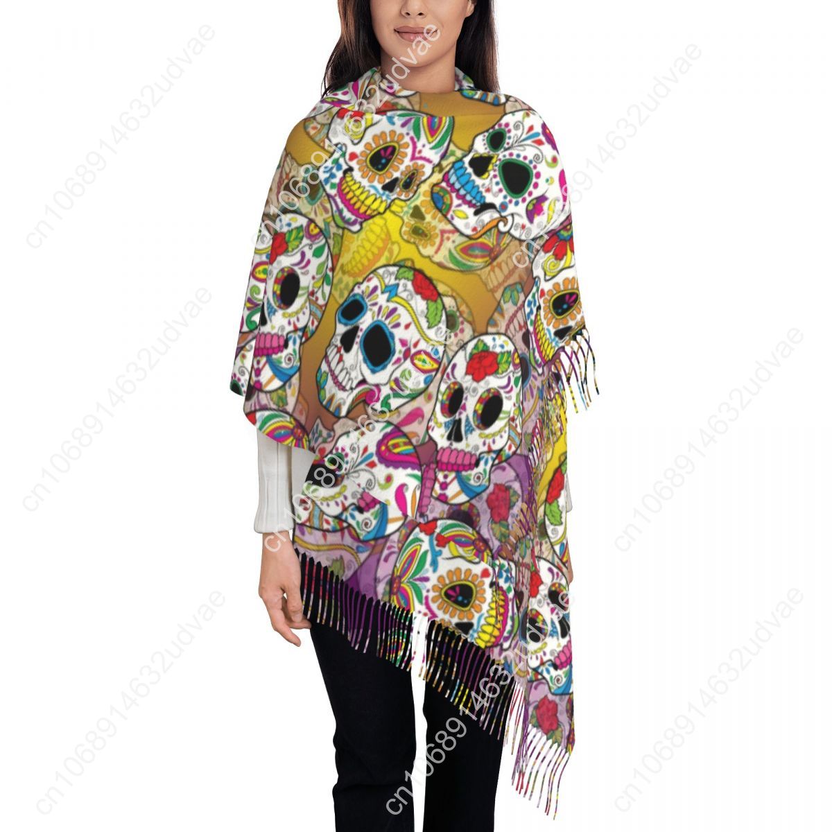 Women'S Fashion Day - Personalized Print Mexican Sugar Skulls Day