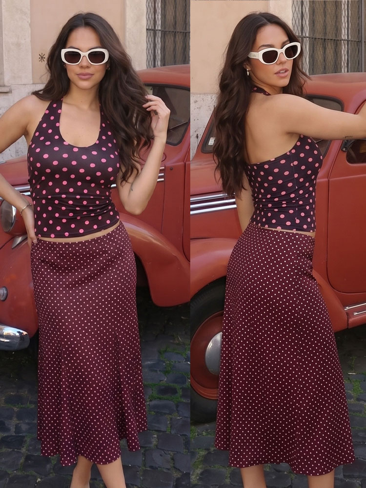 Women'S Fashion Day - HH Fashion Retro Women Polka Dot