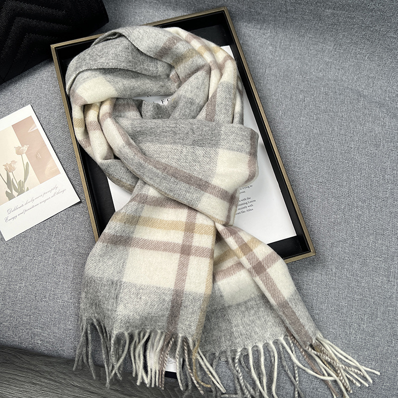Women'S Fashion Day - High Quality 100% Wool Scarf Winter