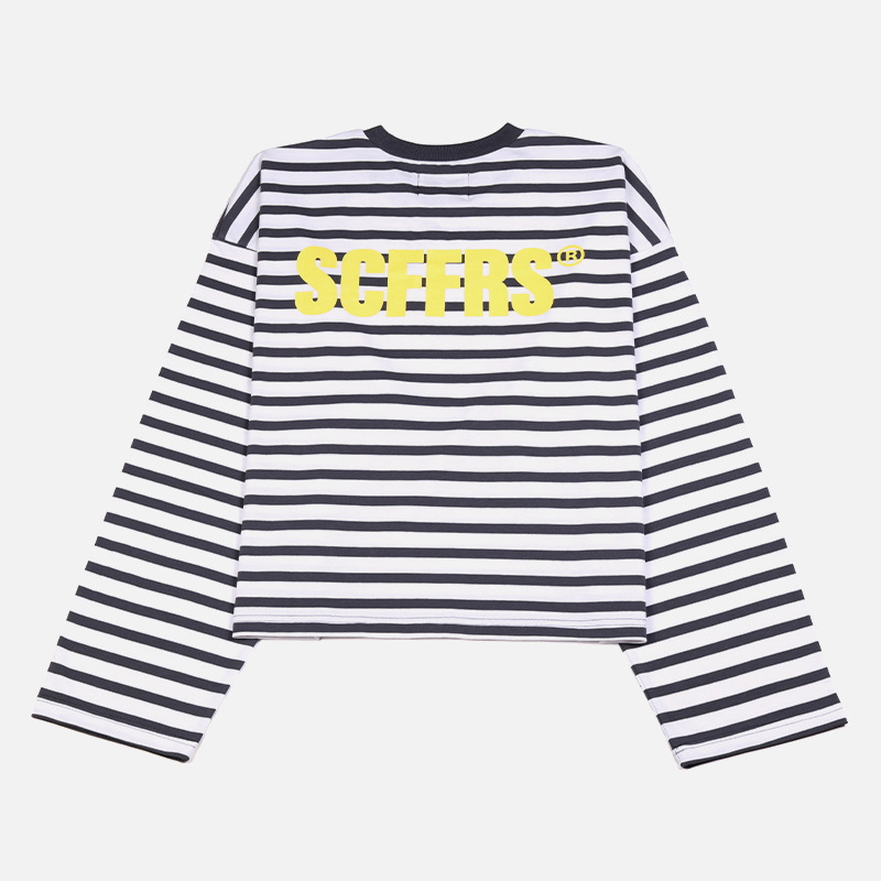 Women Top Fashion - SCFFRS Striped Sweatshirt Tops Unisex Long