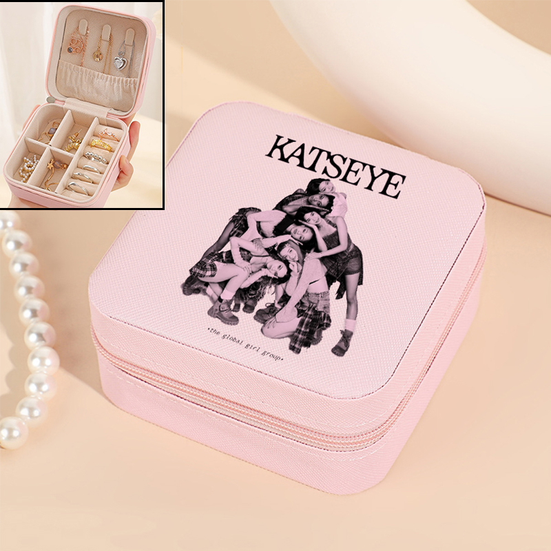 Women Fashion Drawing - Fashion K POP KATSEYE Jewelry Storage