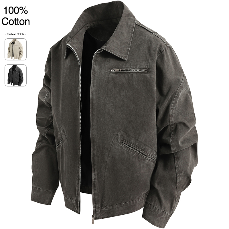 Women'S Fashion Denim Jacket - Oversize Loose Men's Denim Jacket Autumn