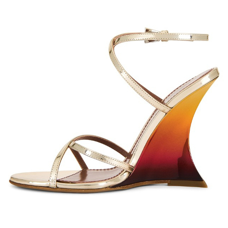 New Open Toe Cross Strap Gradi – обзор и цена Women'S Fashion Show