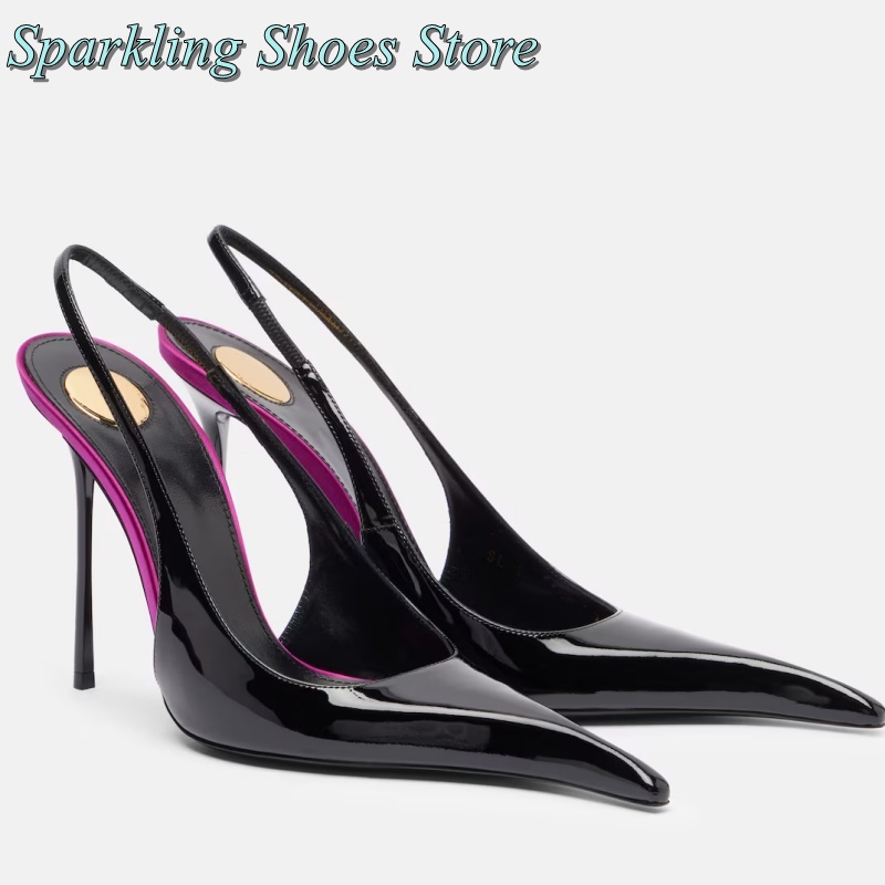 New Black Patent High Heels Pa – обзор и цена Spaghetti Strap Dress