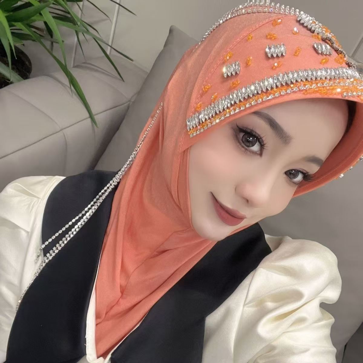 Luxury Hat Hijab Pink Scarf wi – обзор и цена Women Fashion Hats