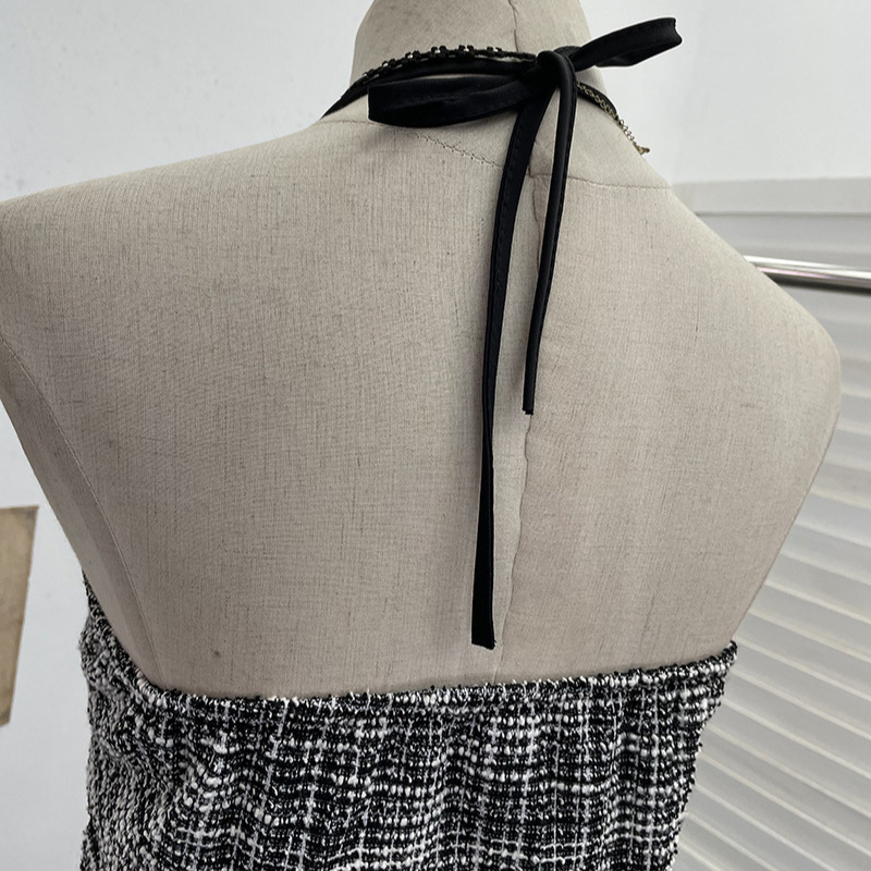 ISAROSE Tweed Halter Tops for  – обзор и цена Women'S Fashion Umbrella