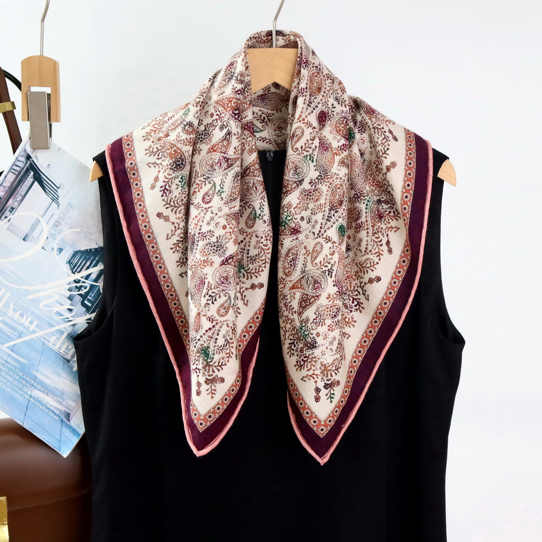Two Sided Print 65CM Scarf Rol – обзор и цена Women'S Fashion Day