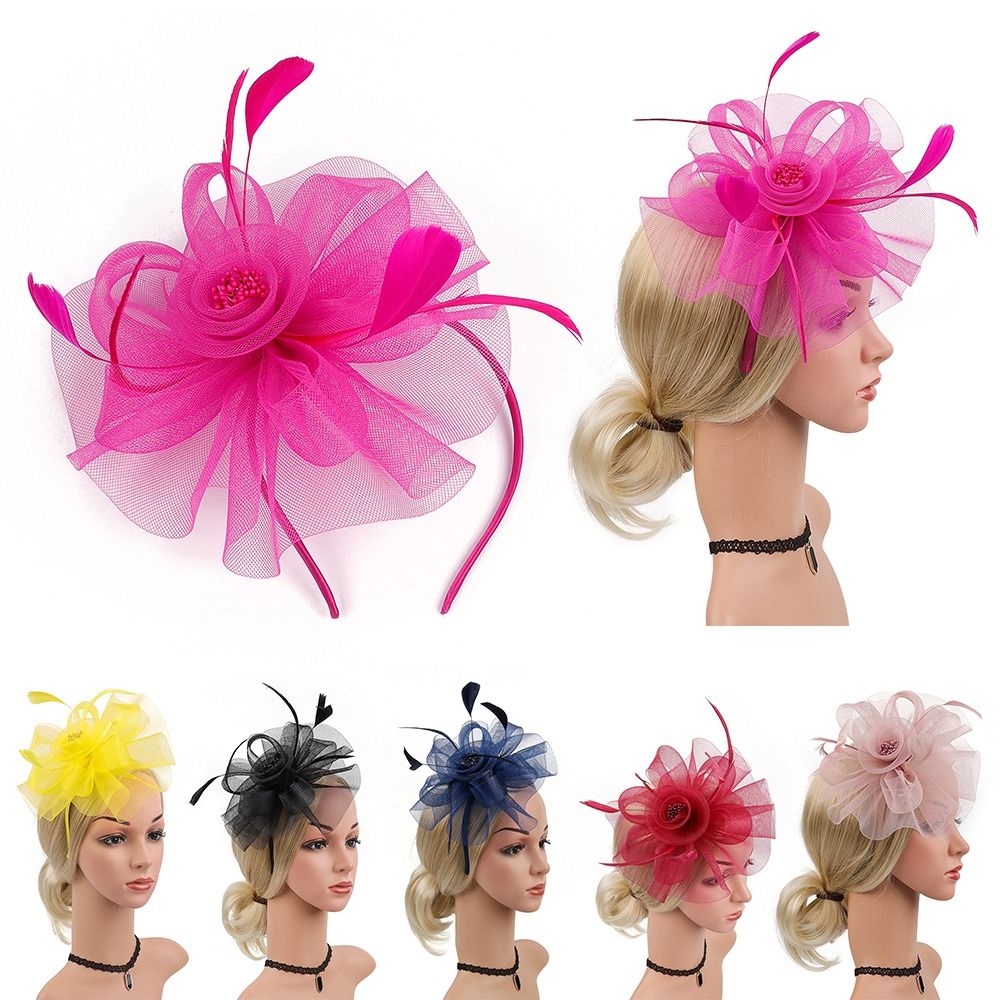Feathers Ribbon Fascinator Hat – обзор и цена Women'S Fashion Kentucky Derby