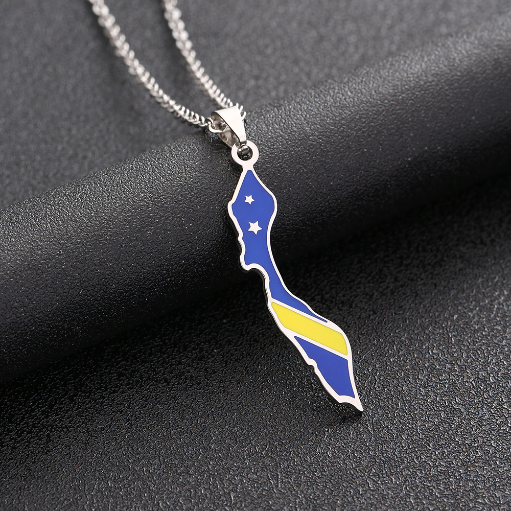 Curacao Map Flag Pendant Neckl – обзор и цена Women'S Fashion Guide