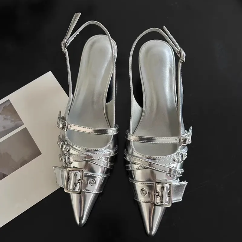 Pointed Toe High Heels Women W – обзор и цена Spaghetti Strap Dress