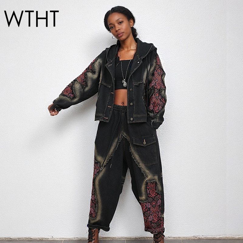 WTHT Fashion Women's Wash Patc – обзор и цена Women'S Fashion Denim Jacket
