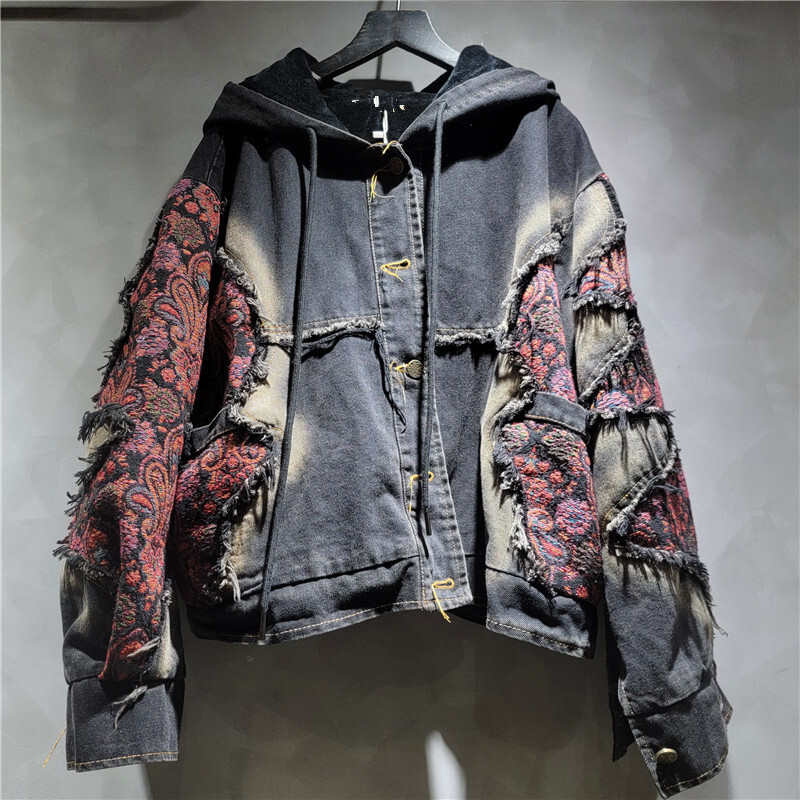 WTHT Fashion Women's Wash Patc – обзор и цена Women'S Fashion Denim Jacket