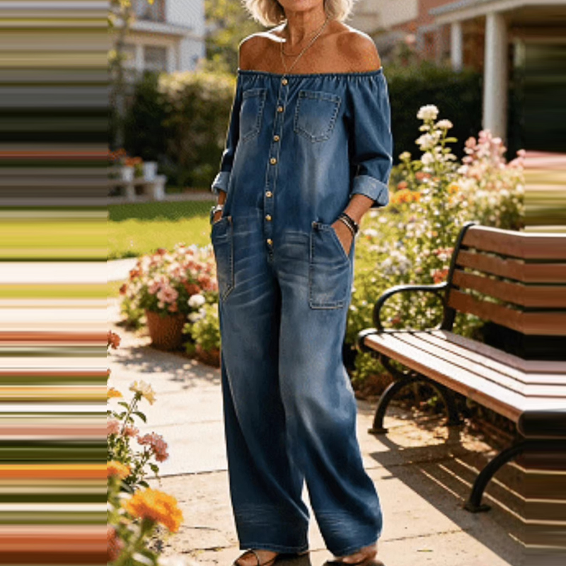 Women Fashion Street Long Slee – обзор и цена Women'S Fashion Vintage Off Shoulder Long Sleeve Jumpsuit