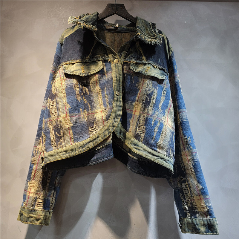 WTHT Fashion Women's Irregular – обзор и цена Women'S Fashion Denim Jacket
