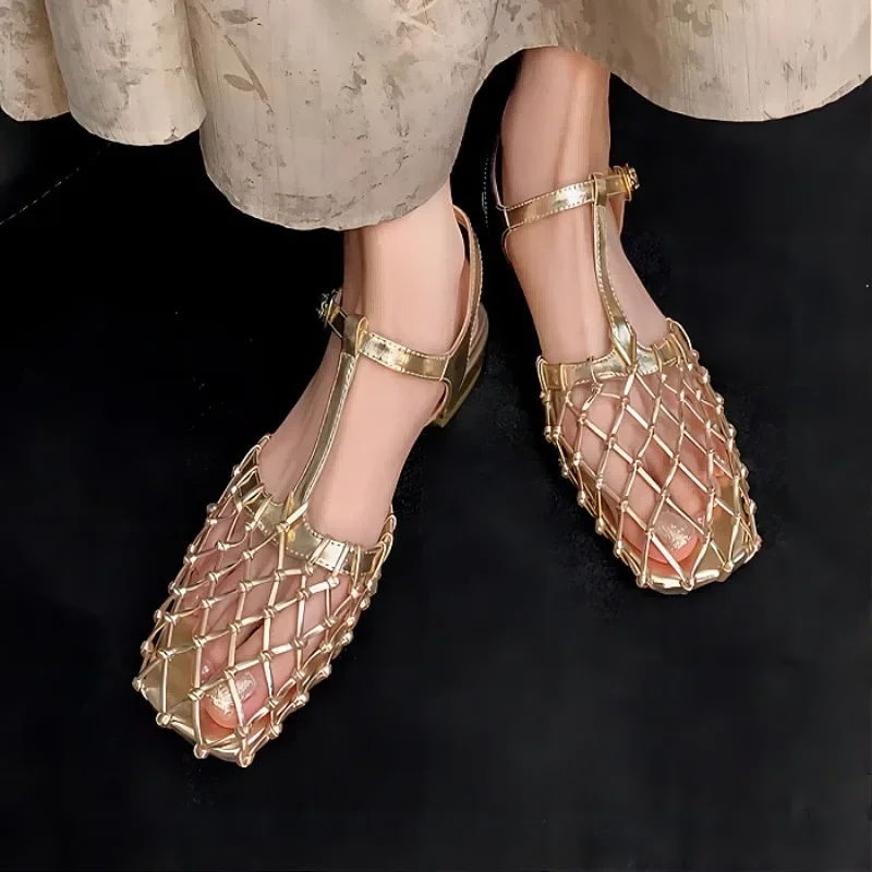 Women Weave Mesh Sandals Squar – обзор и цена Women'S Fashion Trends Summer 2025