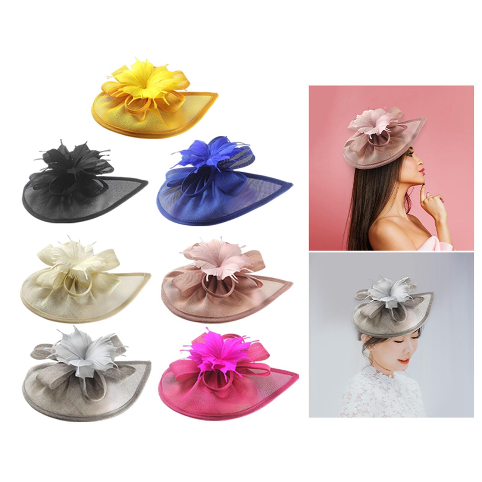 Flower Feather Fascinator Hat  – обзор и цена Women'S Fashion Kentucky Derby