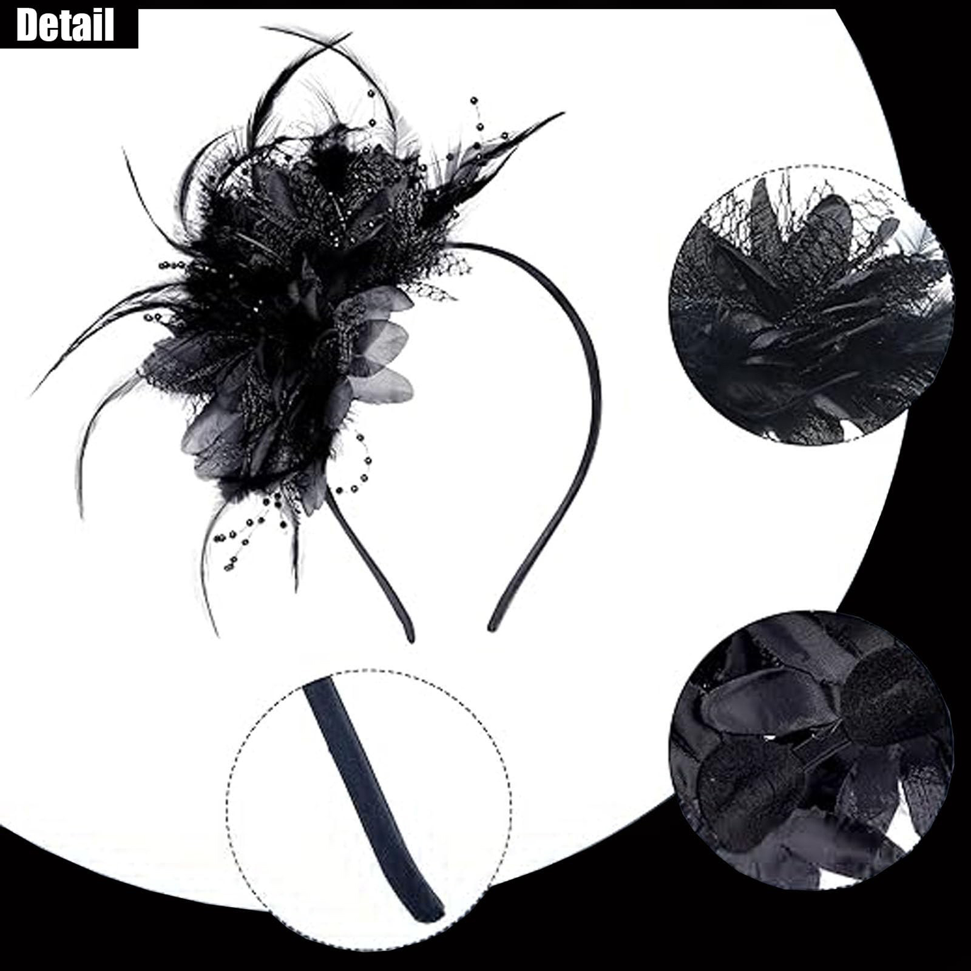 Elegant Feathered Headpiece wi – обзор и цена Women'S Fashion Kentucky Derby