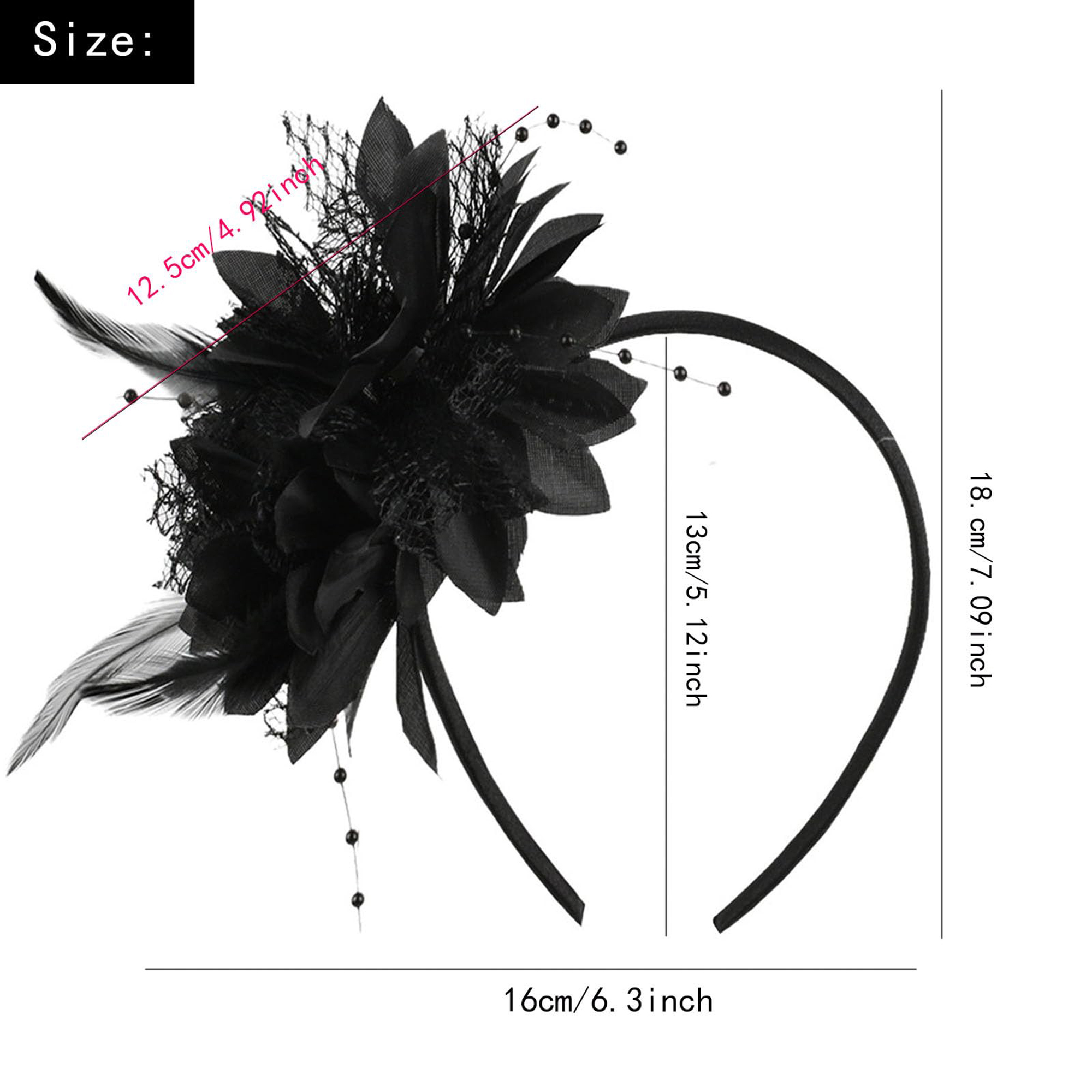 Elegant Feathered Headpiece wi – обзор и цена Women'S Fashion Kentucky Derby