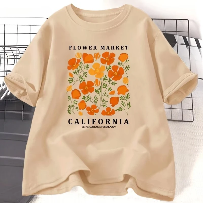 Flower Market California T Shi – обзор и цена Women'S Fashion Market Size
