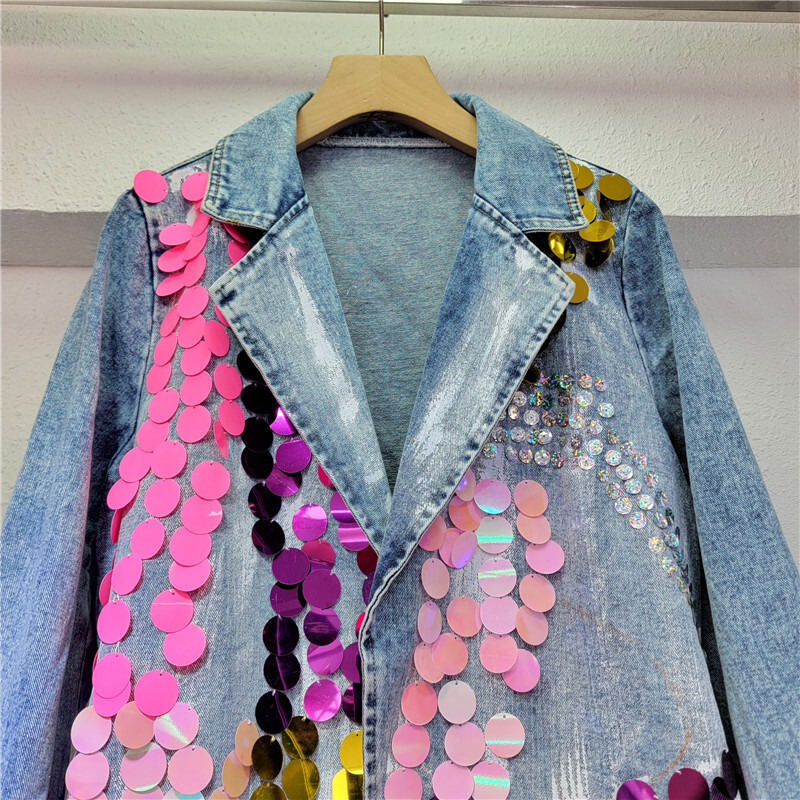 ANJY Autumn New Women Ins Tren – обзор и цена Women'S Fashion Denim Jacket