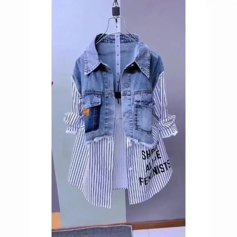 Design Stitching Women Jackets – обзор и цена Women'S Fashion Denim Jacket