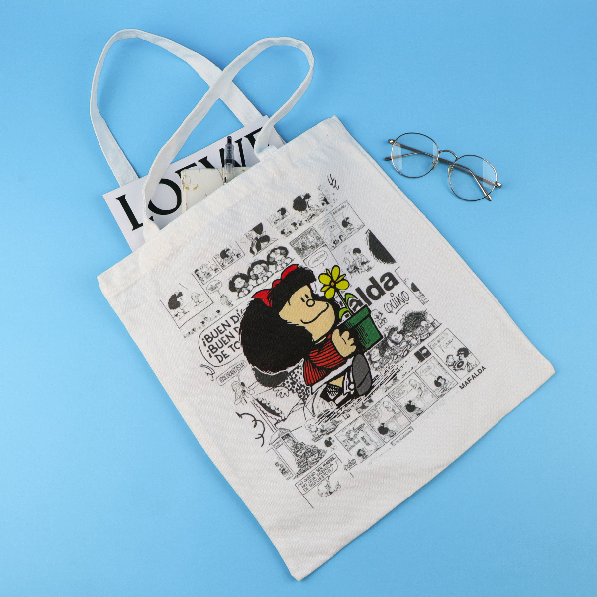 Fashion Canvas Tote Bag Women  – обзор и цена Women Fashion Drawing