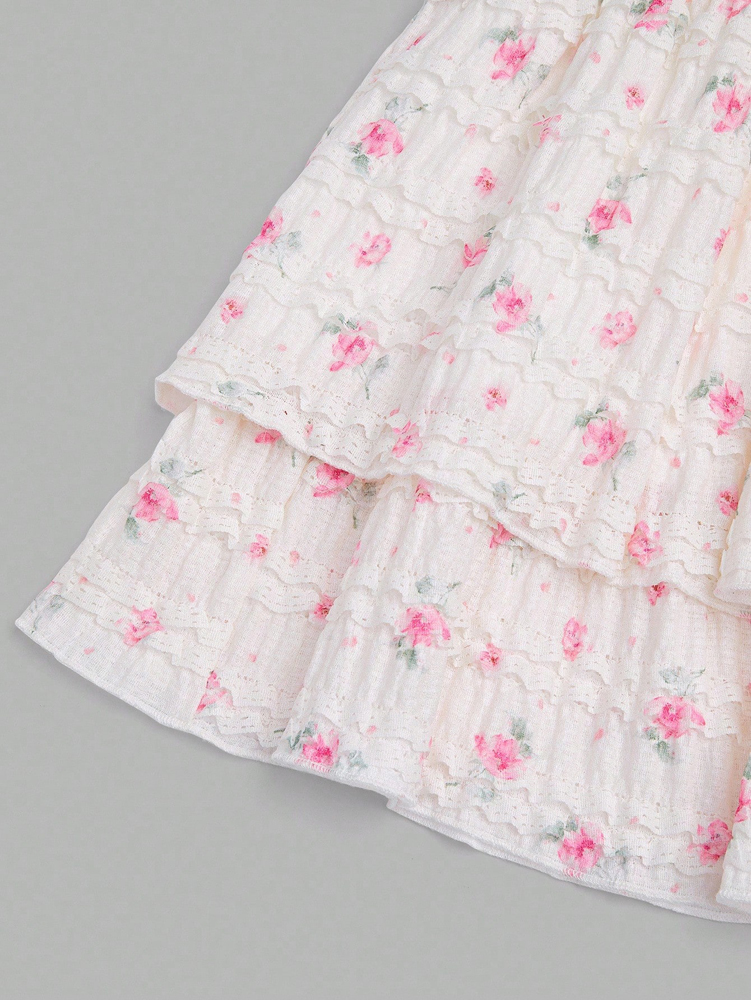 Plus Size Floral Print Tiered  – обзор и цена Women'S Fashion Umbrella