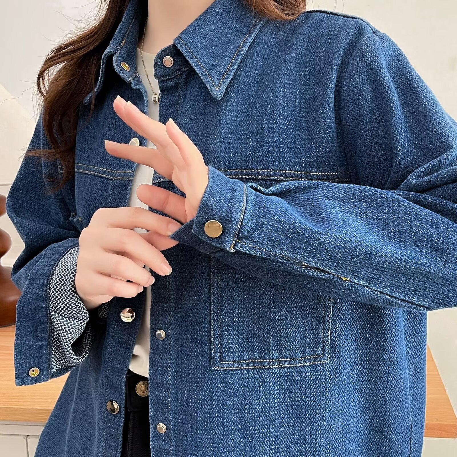 Plus Size Women's Blouses 2025 – обзор и цена Women'S Fashion Denim Jacket