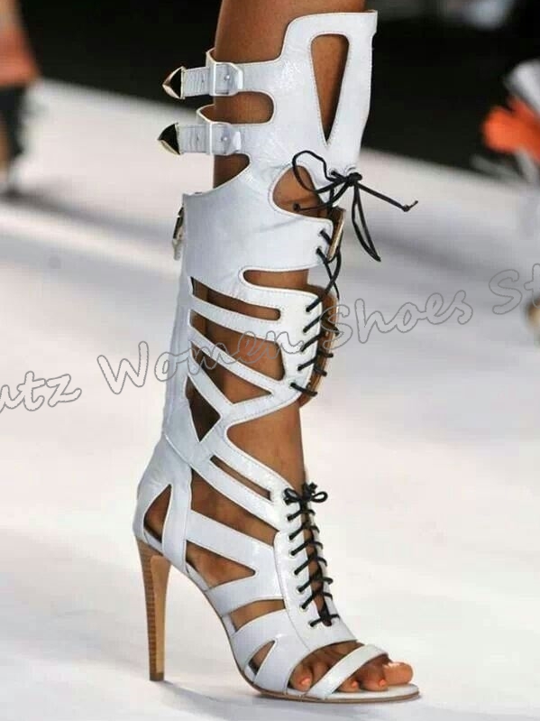 Sneaker Boot Knee High Lace-Up – обзор и цена Women'S Fashion Show