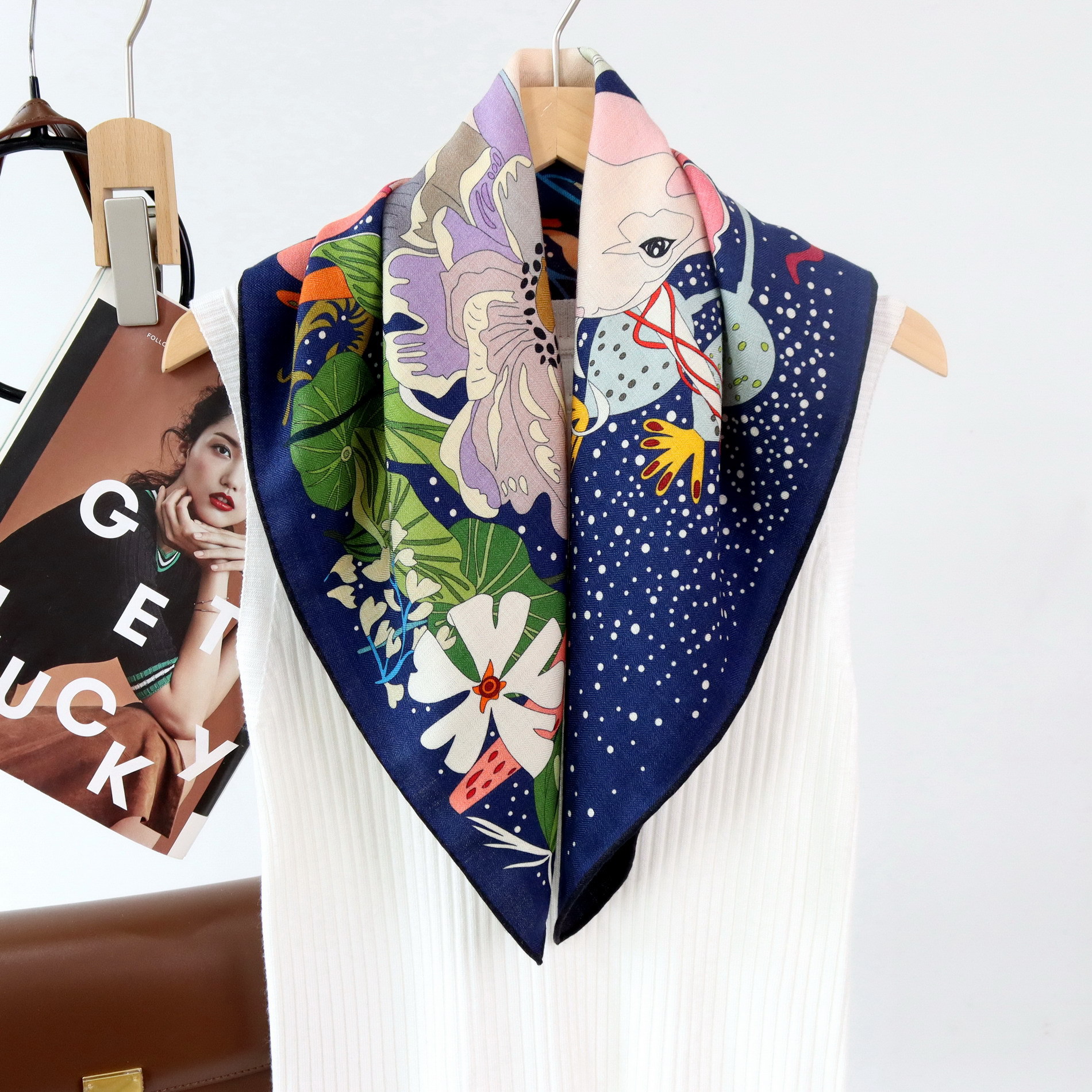 Double Print Scarf Hand Rolled – обзор и цена Women'S Fashion Day