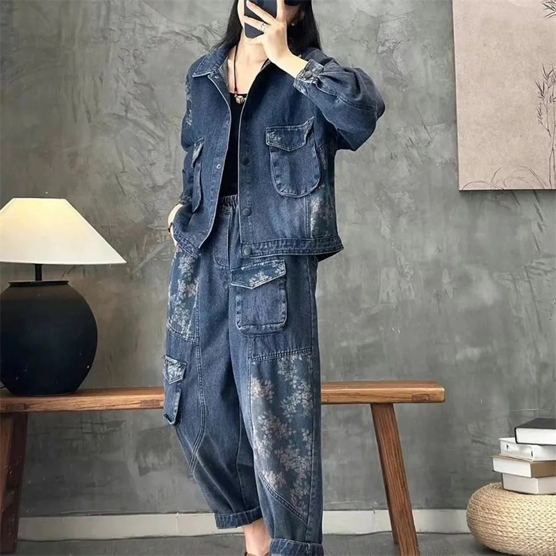 2025 Autumn Denim jacket Suits – обзор и цена Women'S Fashion Denim Jacket