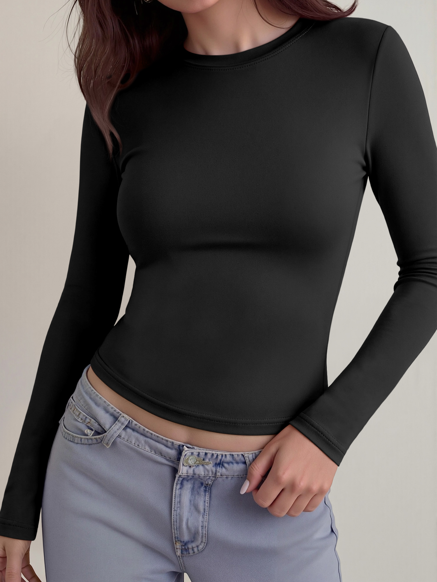 Fashion Casual Long Sleeve Tee – обзор и цена Women Top Fashion