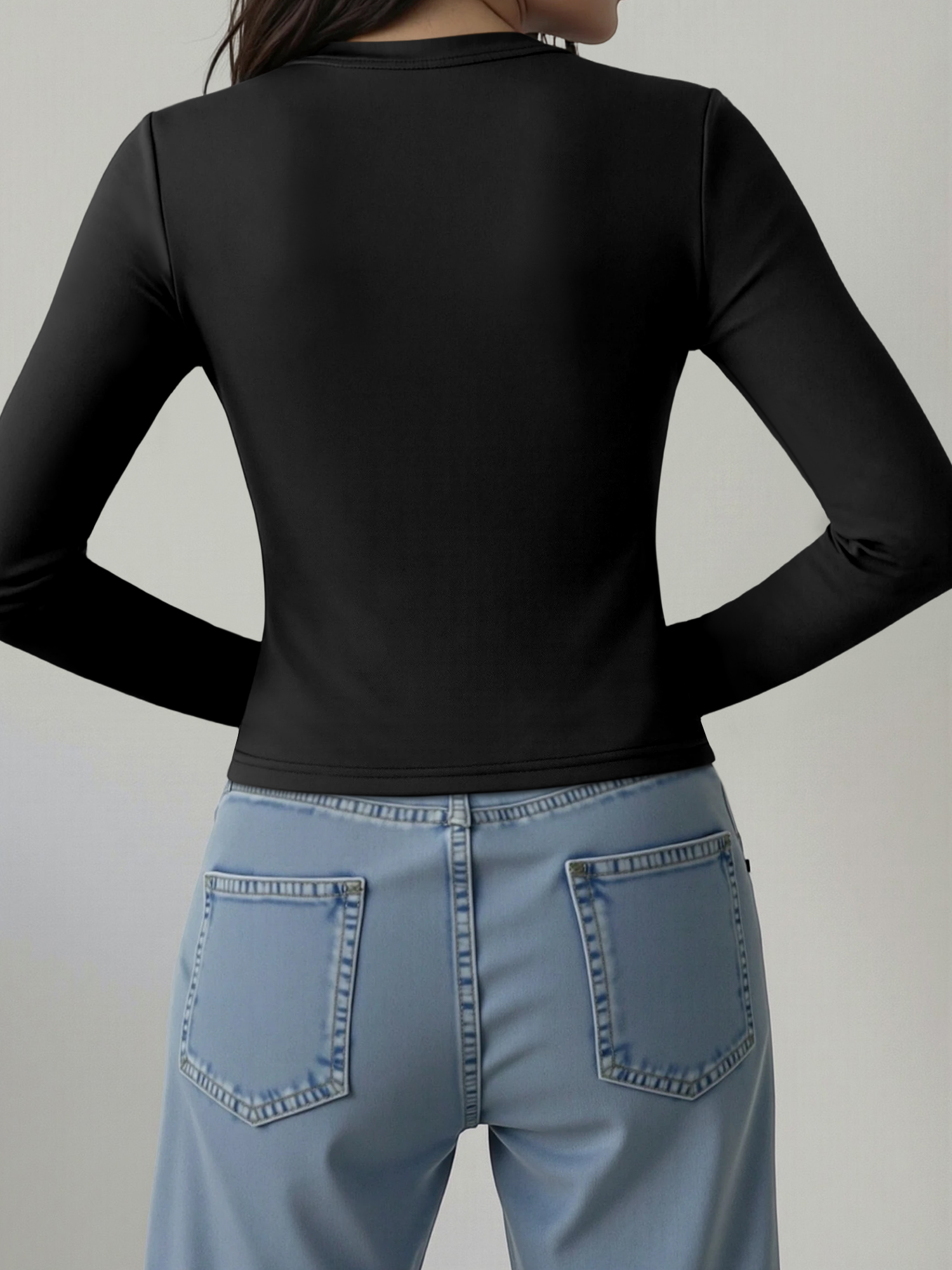 Fashion Casual Long Sleeve Tee – обзор и цена Women Top Fashion