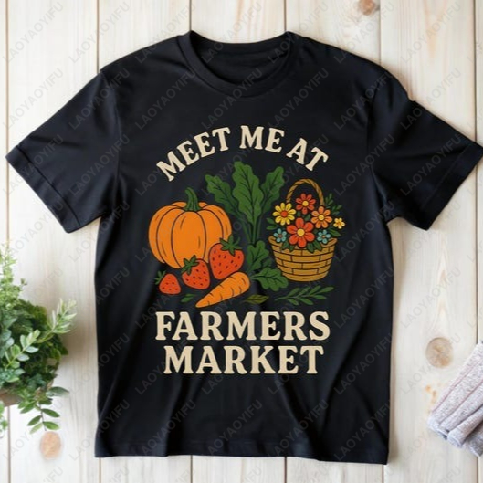 Meet Me At Farmers Market Tees – обзор и цена Women'S Fashion Market Size