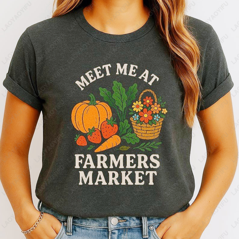 Meet Me At Farmers Market Tees – обзор и цена Women'S Fashion Market Size