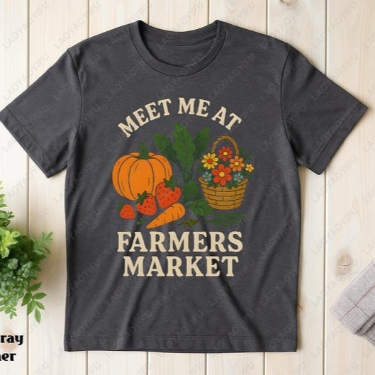Meet Me At Farmers Market Tees – обзор и цена Women'S Fashion Market Size