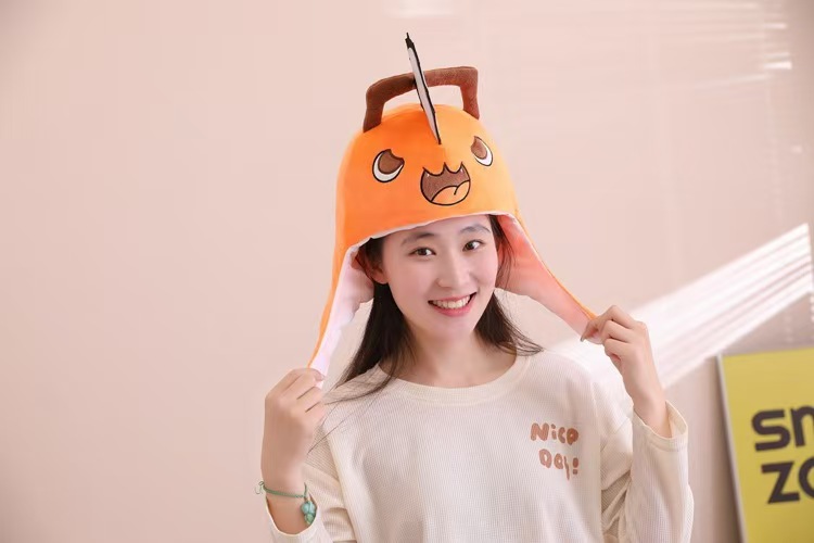 Anime Chainsaw Man Pochita Cos – обзор и цена Women Fashion Hats