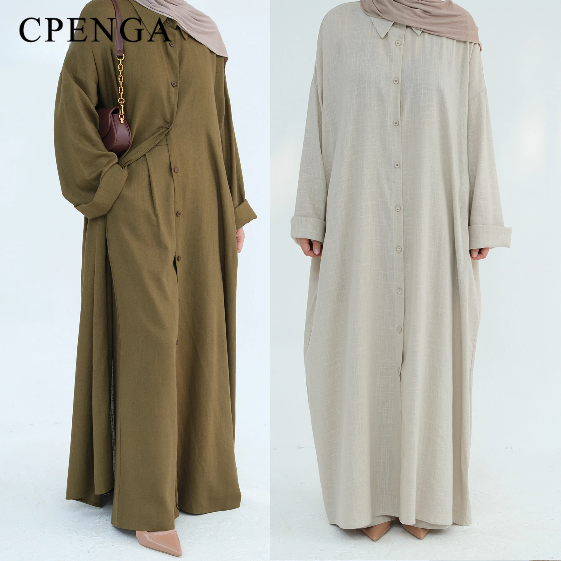 Ramadan Two Piece Linen Muslim – обзор и цена Turkey Women Fashion