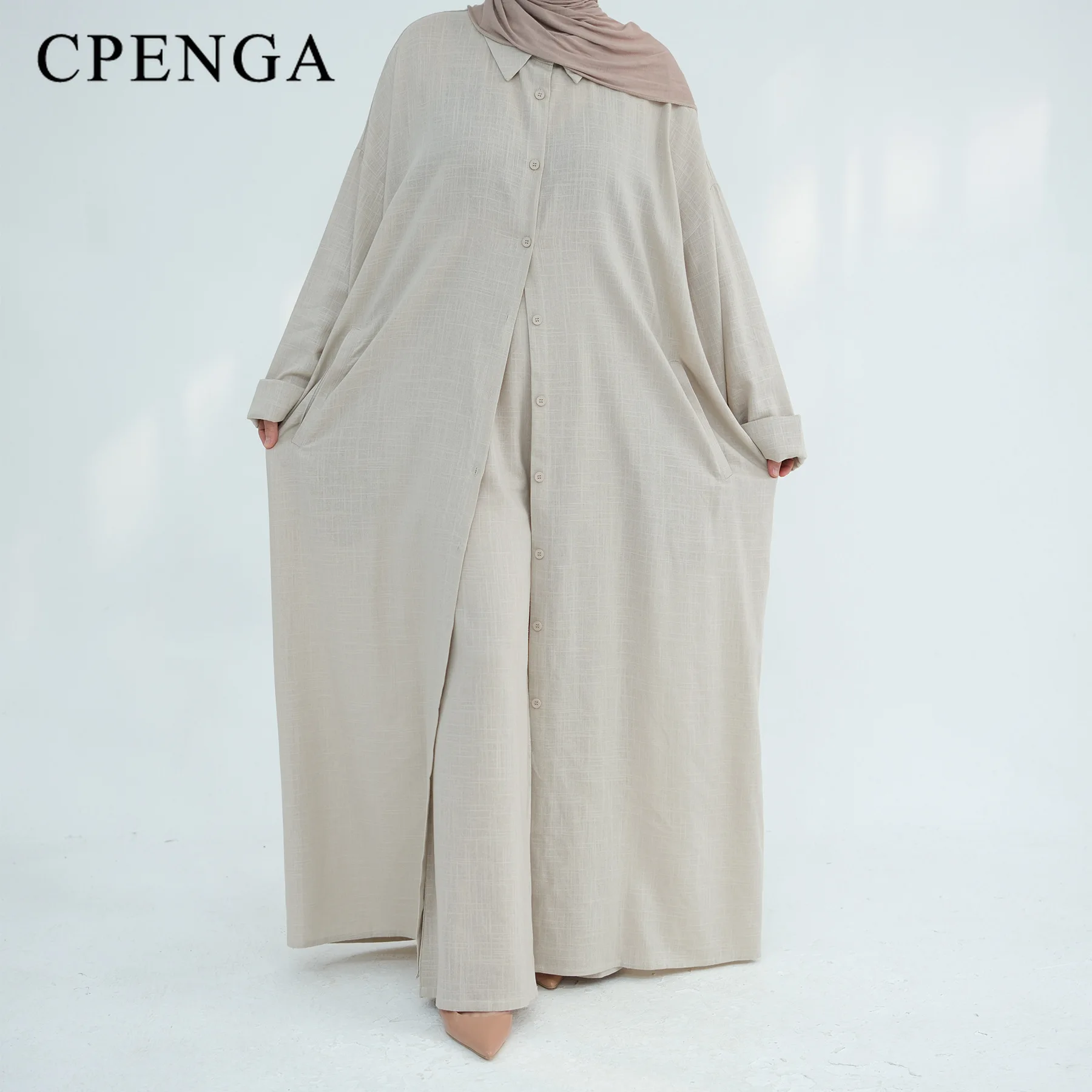 Ramadan Two Piece Linen Muslim – обзор и цена Turkey Women Fashion