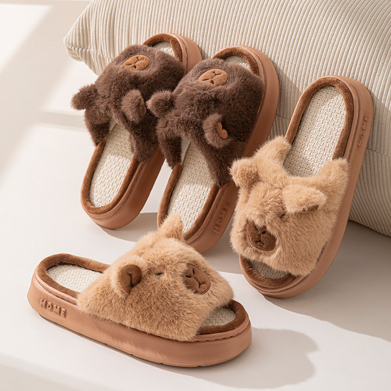 Hemp Cartoon Women's Slippers  – обзор и цена Women Fashion Drawing