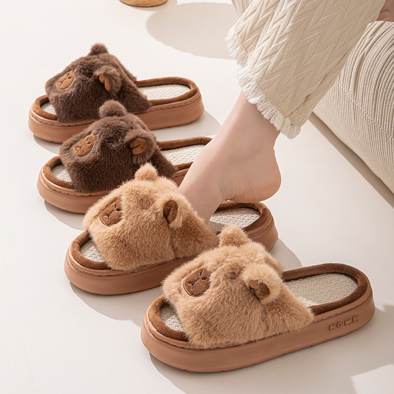 Hemp Cartoon Women's Slippers  – обзор и цена Women Fashion Drawing