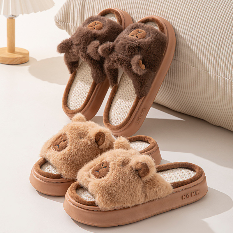 Hemp Cartoon Women's Slippers  – обзор и цена Women Fashion Drawing