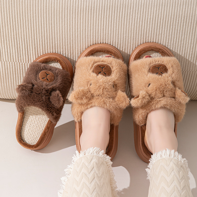 Hemp Cartoon Women's Slippers  – обзор и цена Women Fashion Drawing