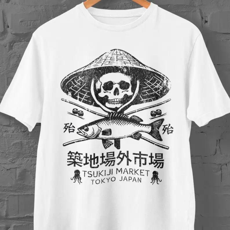 TakTsukiji Fish Market T-Shirt – обзор и цена Women'S Fashion Market Size