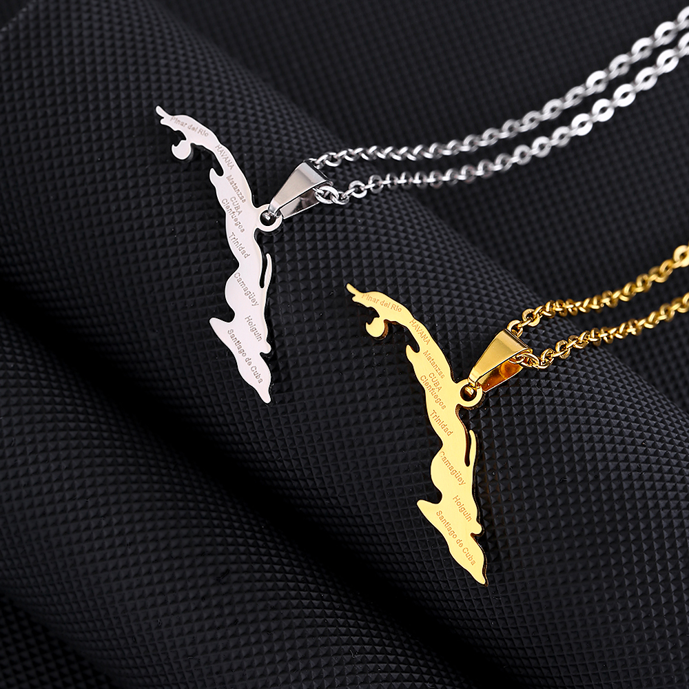 Fashion Cuba Map City Pendant  – обзор и цена Women'S Fashion Guide