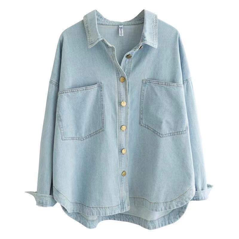 Women's Shirt Spring Autumn Ko – обзор и цена Women'S Fashion Denim Jacket