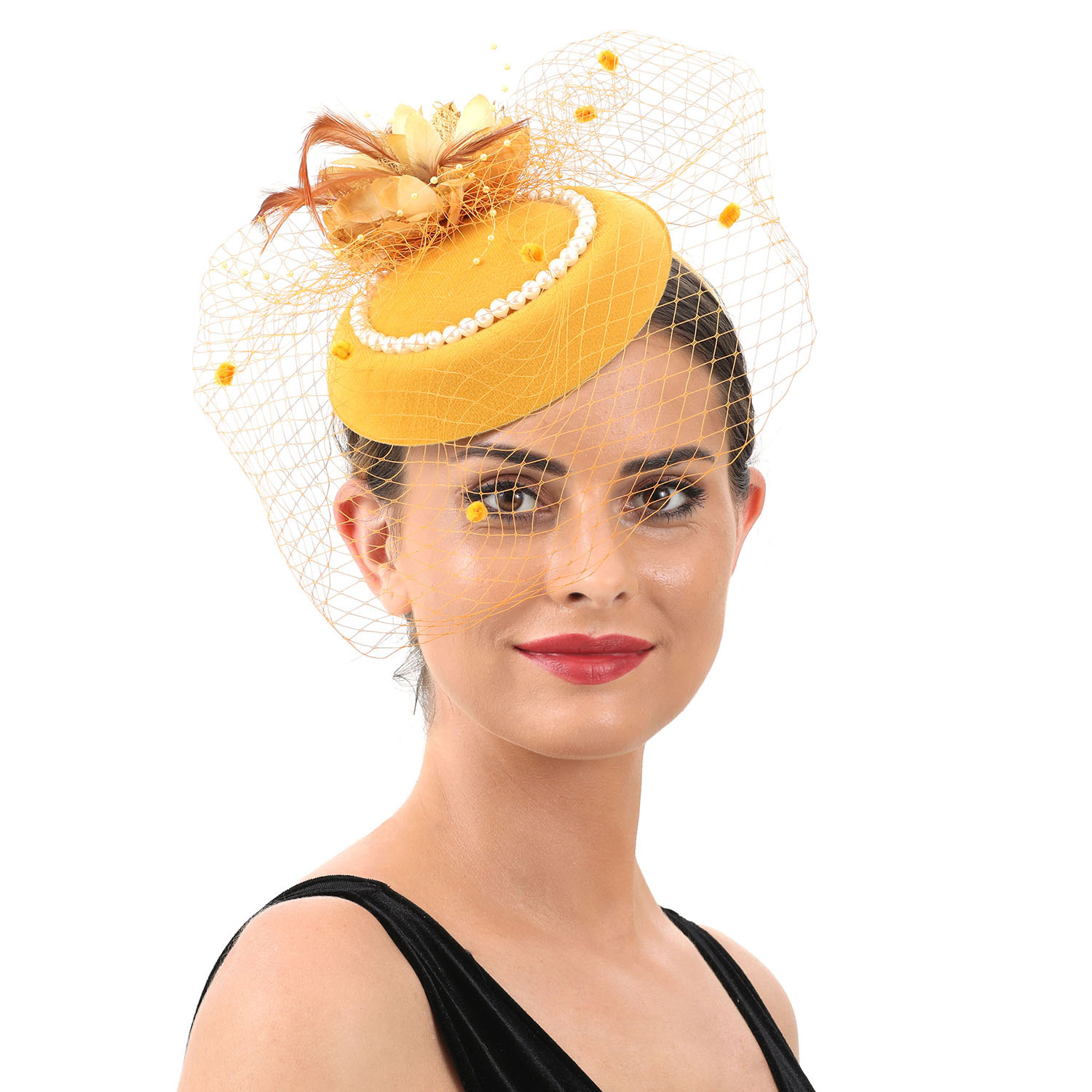 Women Feather Fascinator Hat w – обзор и цена Women'S Fashion Kentucky Derby
